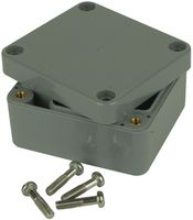 BUD INDUSTRIES PN-1320-DG. ENCLOSURE, JUNCTION BOX, PLASTIC, GRAY