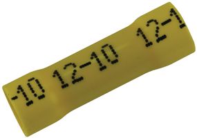 MOLEX 19154-0028. TERMINAL, BUTT SPLICE, 12AWG, YEL, 10AWG