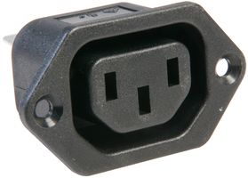 TE CONNECTIVITY - CORCOM 6ESRF-3. CONNECTOR, POWER ENTRY, RECEPTACLE, 15A