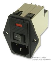 CORCOM - TE CONNECTIVITY PE0S0DH6B. POWER ENTRY MODULE, 6A, 5UA