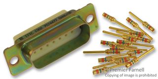 ITT CANNON DAMA15P CONNECTOR, D SUB, PLUG, 15 POSITION, CRI