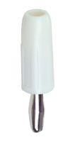 TENMA SPC15259 BANANA PLUG, SOLDERLESS, WHITE
