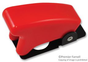 MULTICOMP PRO MCR17-10B(RED) SAFETY COVER, BLACK, M12 TOGGLE SWITCH