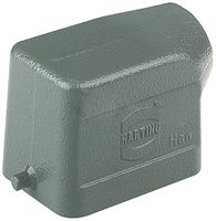 HARTING 09300061541. SIDE ENTRY HOOD, SIZE 6B, METAL