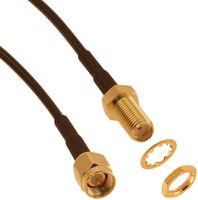 AMPHENOL RF 135110-02-12.00. COAXIAL CABLE ASSEMBLY, RG-174, 12IN, BL