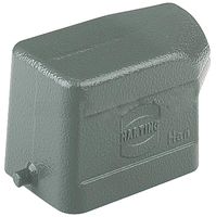 HARTING 19 30 006 1540. SIDE ENTRY HOOD, SIZE 6B, METAL