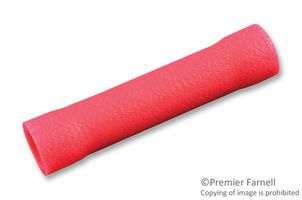 MULTICOMP PRO MC29371 TERMINAL, BUTT SPLICE, CRIMP, RED