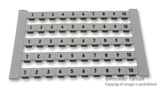 WEIDMULLER 0518960001 TERMINAL BLOCK ID MARKERS