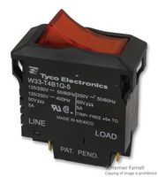 TE CONNECTIVITY - POTTER&BRUMFIELD W33-T4B1Q-5 CIRCUIT BREAKER, THERMAL, 2P, 250V, 5A