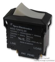 TE CONNECTIVITY - POTTER&BRUMFIELD W33-T2N1Q-20 CIRCUIT BREAKER, THERMAL, 2P, 250V, 20A