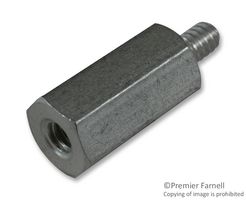 KEYSTONE 8401 SPACER/STANDOFF, HEX, AL 6.35MM X 12.7MM