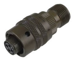 AMPHENOL INDUSTRIAL PT06A-8-4S. CIRCULAR CONNECTOR, PLUG, SIZE 8, 4 POSI