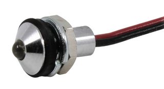 VCC / VISUAL COMMUNICATIONS COMPANY CD-1-8712-9933-I LED PANEL INDICATOR, 6MM, WHT, 28VDC