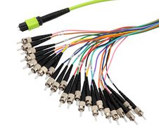 L-COM MPM24OM5-STR-3 FIBRE CORD, MPO PLUG-ST, MM, 3M