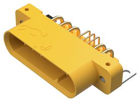 POSITRONIC GFSH109M47B/AA RECT PWR CONN, R/A PLUG, 19POS, THT