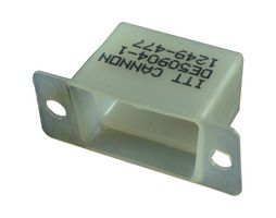 ITT CANNON DE50904-1 BACKSHELL, D-SUB, DE, 9 POSITION, NYLON