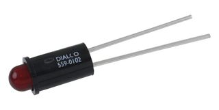 DIALIGHT 559-0102-001F PANEL MOUNT INDICATOR, LED, 5MM, RED, 7.5V