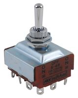 NKK SWITCHES S48 SWITCH, TOGGLE, 4PDT, 20A, 250VAC