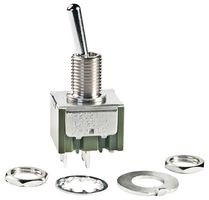 NKK SWITCHES M2021SS1W01 SWITCH, TOGGLE, DPST, 6A, 125VAC
