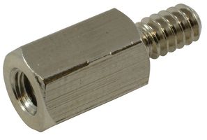 KEYSTONE 7210 SPACER/STANDOFF, HEX BRASS 6.4MM X 9.5MM