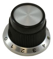 ALCOSWITCH - TE CONNECTIVITY PKD60B101/8 STRAIGHT KNURLED SKIRT KNOB, 3.175MM