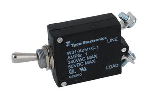TE CONNECTIVITY - POTTER&BRUMFIELD W31-X2M1G-1 CIRCUIT BREAKER, THERMAL, 1P, 250V, 1A