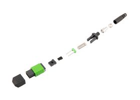 L-COM FOC-MPMSM1230-GRS00 FIBER OPTIC CONN, MPO, MALE, 4MM