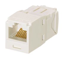 PANDUIT CJ688TGIW-24 RJ45 CONN, JACK, 8P8C, 1PORT, OFF WHITE