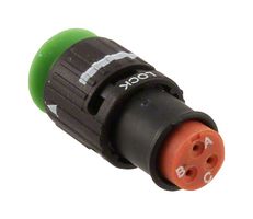 AMPHENOL PCD SJS830210 CIRCULAR HOUSING, PLUG, 3POS, SIZE 5