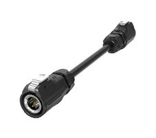 AMPHENOL COMMUNICATIONS SOLUTIONS MRDBM08CBPA00 CABLE ASSY, 8P CIR PLUG-PLUG, 3.3FT