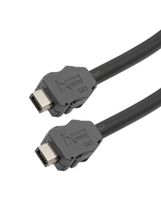 L-COM TRGIX601LZ-BLK-1M ENET CORD, CAT6A, IX A PLUG-PLUG, 3.3
