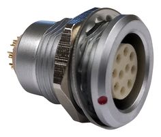 NORCOMP 820B003-203RF01 CIRCULAR CONNECTOR, RCPT, 3POS, PANEL