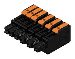 WEIDMULLER 8000078348 TERMINAL BLOCK, PLUGGABLE, 6POS, 12AWG