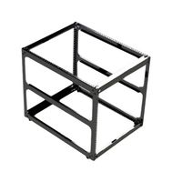 BUD INDUSTRIES BSR-44-BT RACK, 21" X 19" X 24.5", STEEL