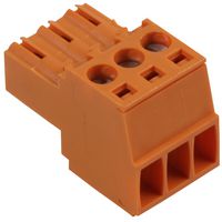 WEIDMULLER 1597370000 TERMINAL BLOCK, PLUGGABLE, 3POS, 14AWG