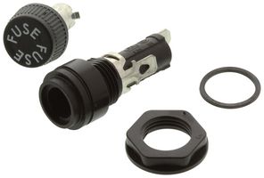 EATON ELECTRONICS BK/HTB-42I-R FUSE HOLDER, 6.3 X 32MM, PANEL MOUNT