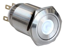 ARCOLECTRIC / BULGIN LIMITED MPI005D28LSWH12 ANTI VANDAL SW, SPDT, 5A, 24V/125V, WHT
