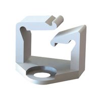 ESSENTRA COMPONENTS LWS-SR-3-01 WIRE SADDLE, NYLON 6.6, NATURAL