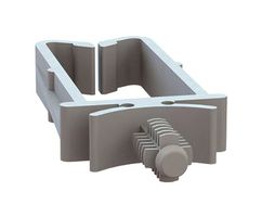 ESSENTRA COMPONENTS 22WHA500100 WIRE SADDLE, PUSH-IN, PA66, NATURAL