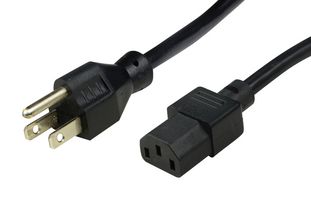 SCS 770000 POWER CORD, IEC C13-NA PLUG, 11FT, 1.8A