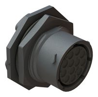 AMPHENOL SINE/TUCHEL RTS714ND12S03 CIRCULAR CONNECTOR, 12POS, RCPT, JAM NUT