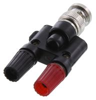 CAL TEST ELECTRONICS CT2410. BNC MALE TO 4MM BINDING POST ADAPTER, 3A
