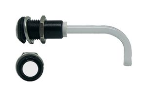 BIVAR RHD-0700-3500-F9P67PR LIGHT PIPE, CLEAR, 3.496", R/A, PANEL