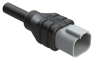 AMPHENOL SINE/TUCHEL AT04GY-4P-N-TPE-M2 CABLE ASSY, 4P PLUG-FREE END, 2M