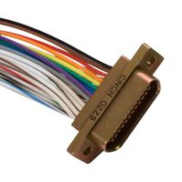 CINCH CONNECTIVITY SOLUTIONS DCHM9P6N5-36.0MN-HT1 MICRO-D CABLE, 9P PLUG-FREE END, 36"