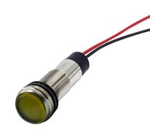 DIALIGHT 656-1302-303F 12 FLT YLW 5VDC WLEADS 72AC9685