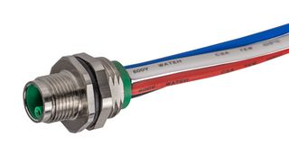 STEWART CONNECTOR SS-12500-001 CABLE ASSY, 4P M12 PLUG-FREE END, 7.5"