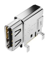 GCT USB4200-03-A USB CON, 3.2 TYP C RCPT, FLAG-TYP, 24POS