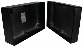 BUD INDUSTRIES AN-1308-AB ENCLOSURE, WALL, ALUMINIUM, BLACK