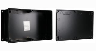 BUD INDUSTRIES AN-2807-AB ENCLOSURE, WALL MOUNT, ALUMINIUM, BLACK
